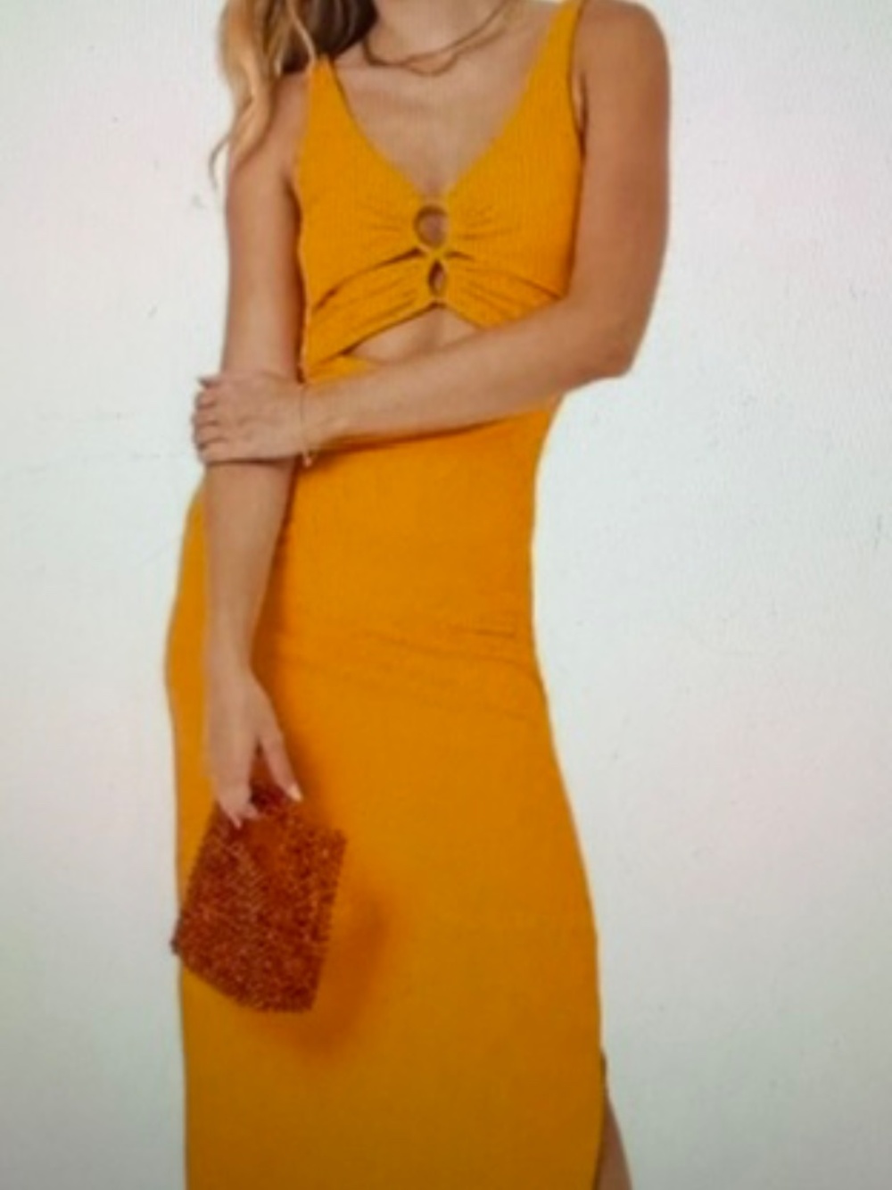 L Space Camille dress in color tamarind